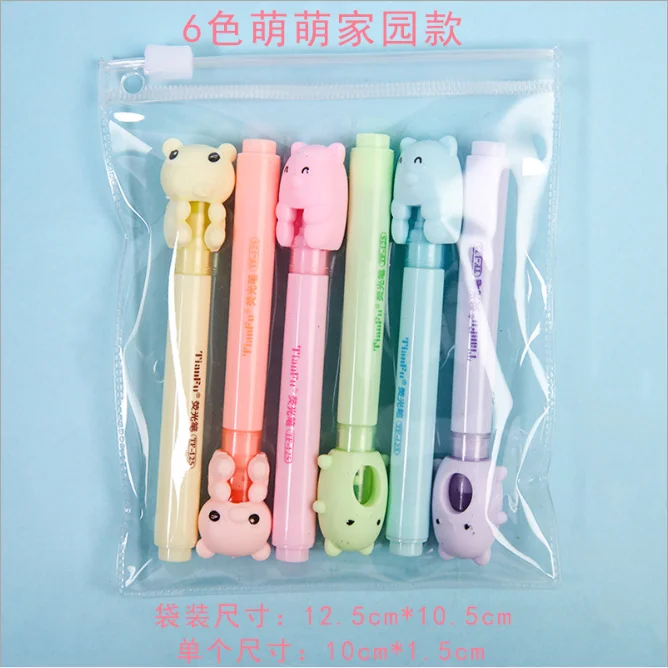 highlighter marker highlight mildliner Japanese stationery pen pastel highlighters invisible ink school neon magic | Канцтовары для