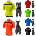 Комплекты велосипедных Джерси, красная велосипедная одежда с коротким рукавом для велоспорта, велосипедная Майо, велосипедные Джерси, шорты-комбинезон для горного велосипеда, летняя одежда для триатлона