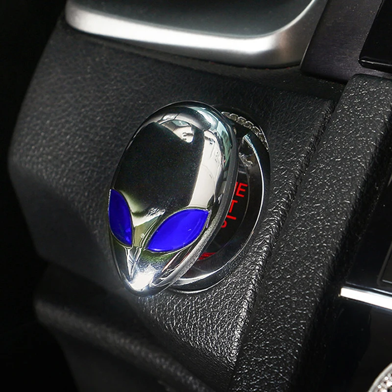 

Car Interior Engine Ignition Start Stop engine Button Protective Cover For Skoda Octavia Superb Fabia MK1 MK2 MK3 Sedan Combi