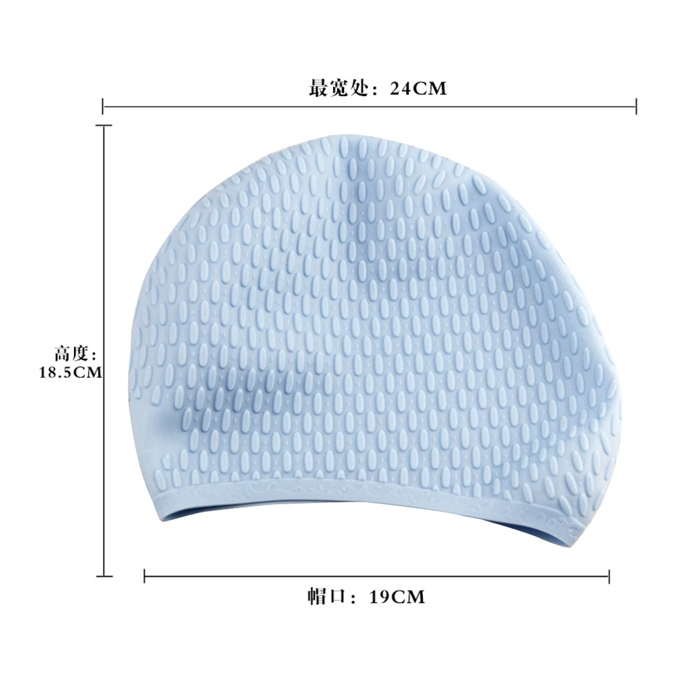 

Soft Swimming Caps Waterproof Stretchable Ears Protection Long Hair Sports Swim Pool Hat Bathing Hat Adult Sport Hats
