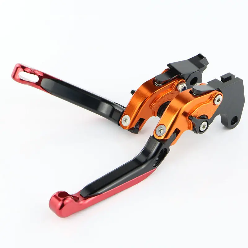 Рычаг тормоза мотоцикла алюминиевый регулируемый складной выдвижной рычаг