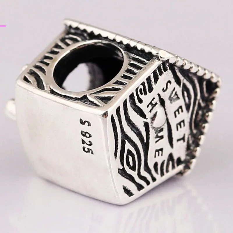 

100% 925 Sterling Silver Bead New Primrose House Beaded Fit Pandora Women Bracelet & Necklace Diy Jewelry