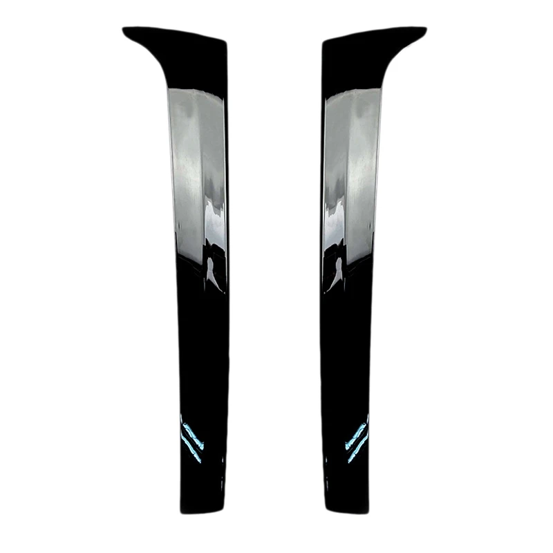 2 шт глянцевый черный Задний боковое крыло крыша спойлер крышка наклейки отделка