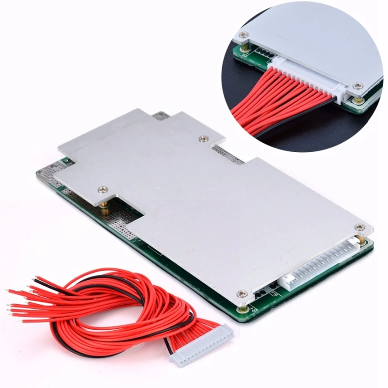 2 шт 14S 45A 52V литий ионный аккумулятор для Батарея плата защиты Bms Pcb с балансом е