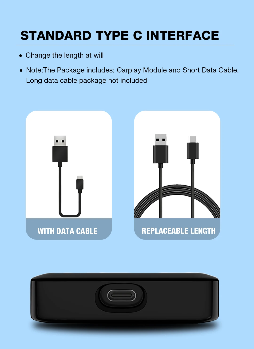 Беспроводной бокс-активатор CarPlay универсальный USB-ключ комплект для подключения