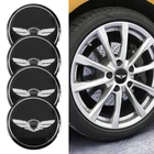 4 шт. 56 мм наклейки на эмблему, металлическая крышка для Hyundai Genesis I10 I20 I30 I40 IX20 IX35 Accent Azera Elantra GDI