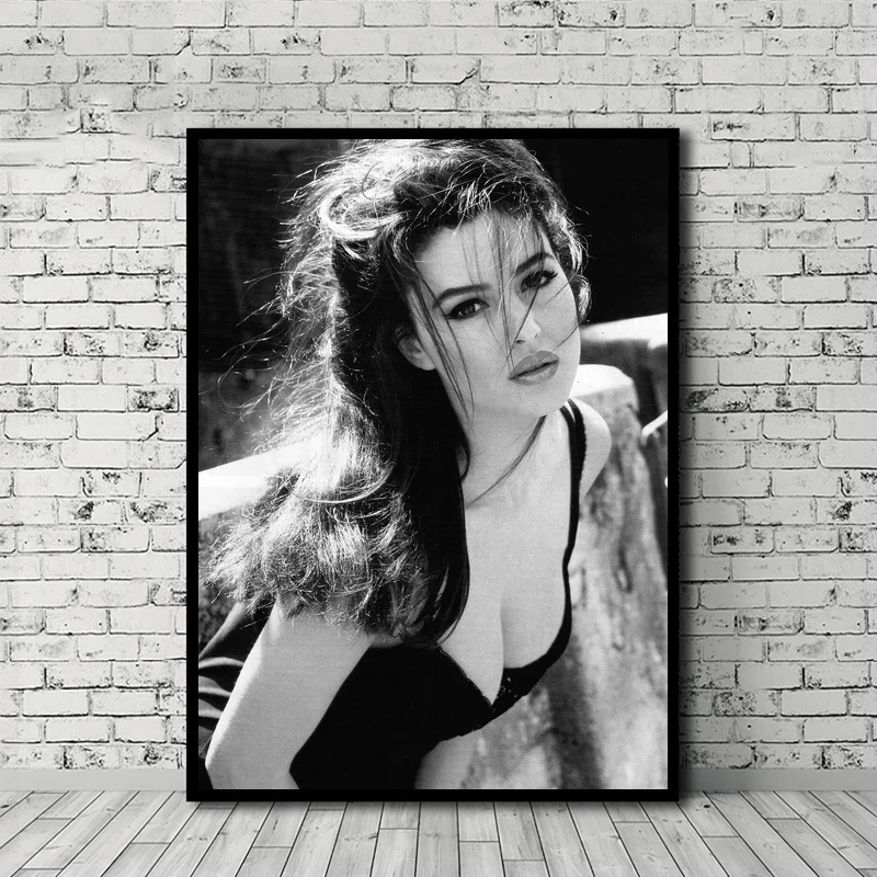 MT2442 Monica Bellucci модель звезда Плакат с актрисой живопись на холсте холст печатью
