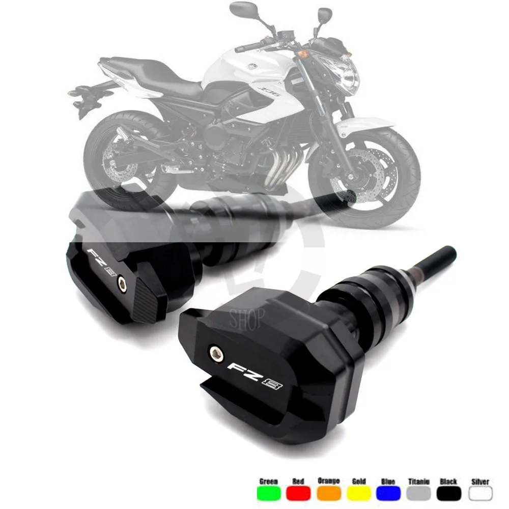 

Fall Protection For YAMAHA FZ1 FZ6 FZ8 FAZER FZ 1 FZ 6 FZ 8 Accessories Sliding Fairing Frame Anti Shock Pad Protector