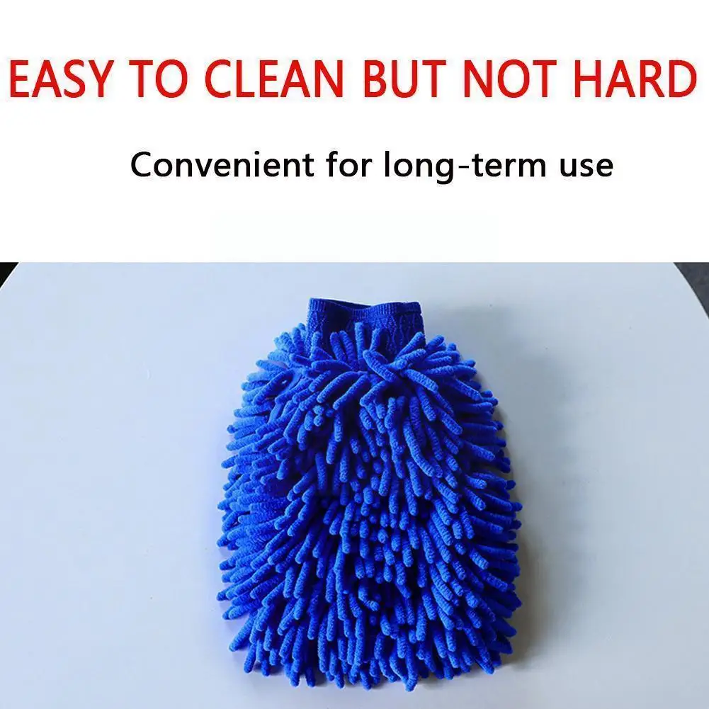 

Car Cleaning Drying Gloves Ultrafine Fiber Chenille Tool Clean Auto Car Washing Window Microfiber Accessories Home Wash Glo I8X9