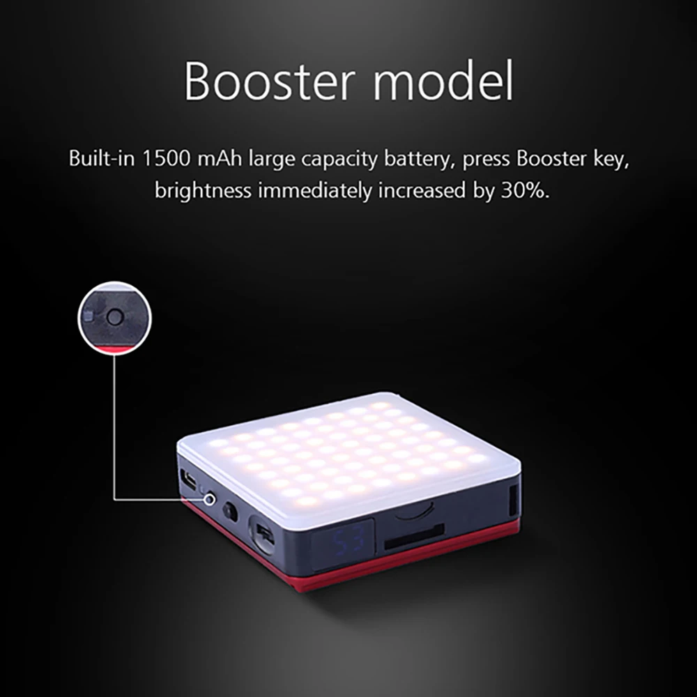 Tolifo HF 64B/96B светодиодный видеосвет с переменной цветовой температурой карманная