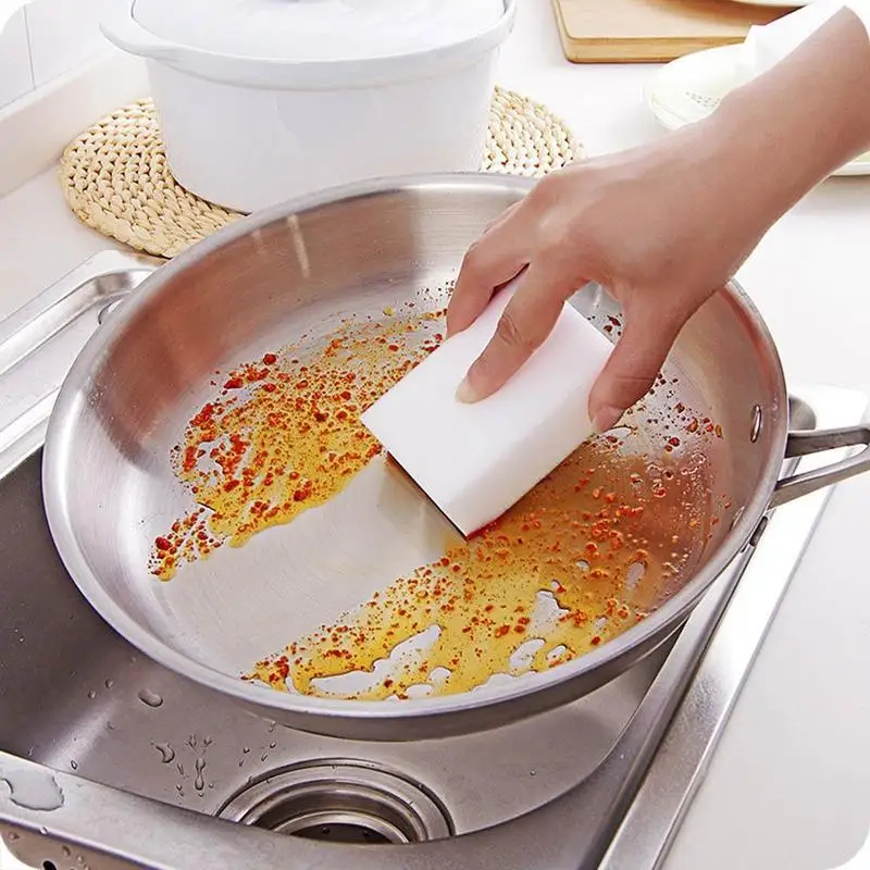 

Kitchen Clean Sponge Eraser Kitchen Cleaning Household Accessoires Tools Washing Spong Practical Supplier/dish Y7C9