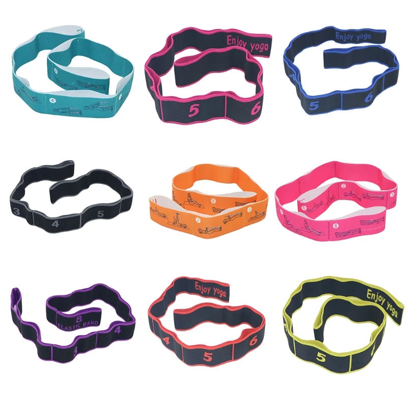 Эластичный пояс из полиэстера и латекса для занятий йогой фитнесом | Спорт