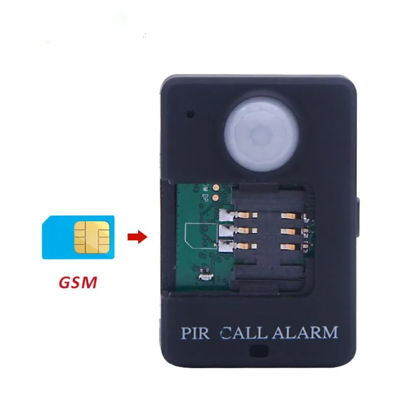 Мини PIR датчик сигнализации A9 Инфракрасный GSM Беспроводная сигнализация Высокая