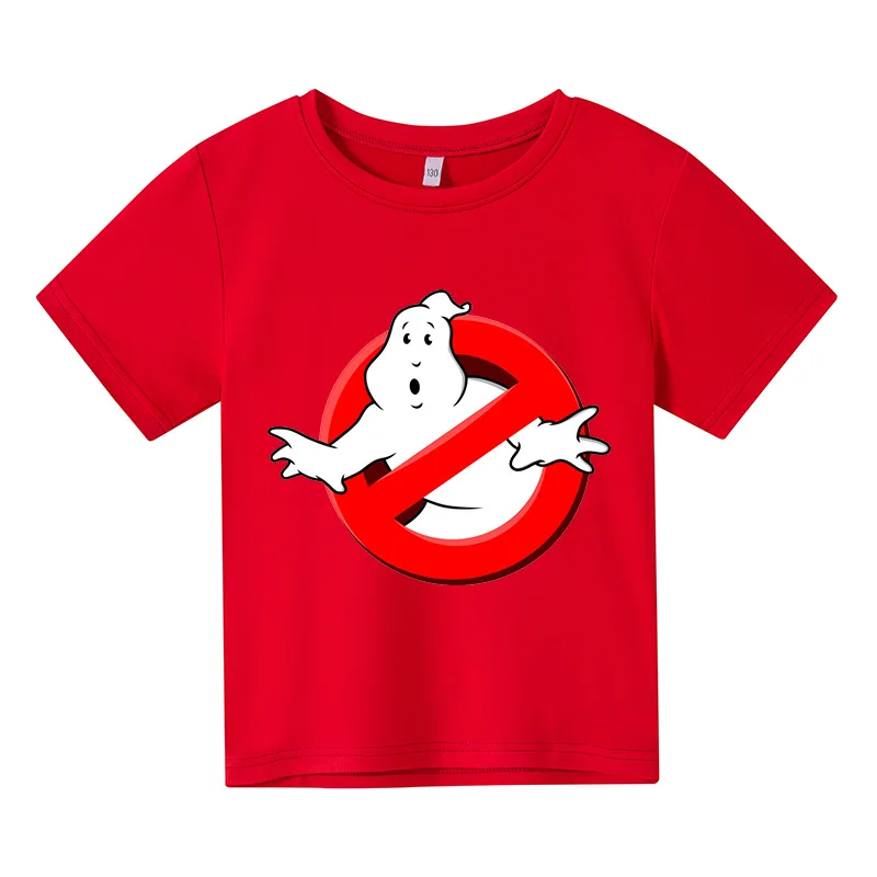 

2021 cotton Kids Ghostbusters Movie Music Ghost Busters Funny T Shirt Design Summer Tops Boys and Girls Casual T-shirt