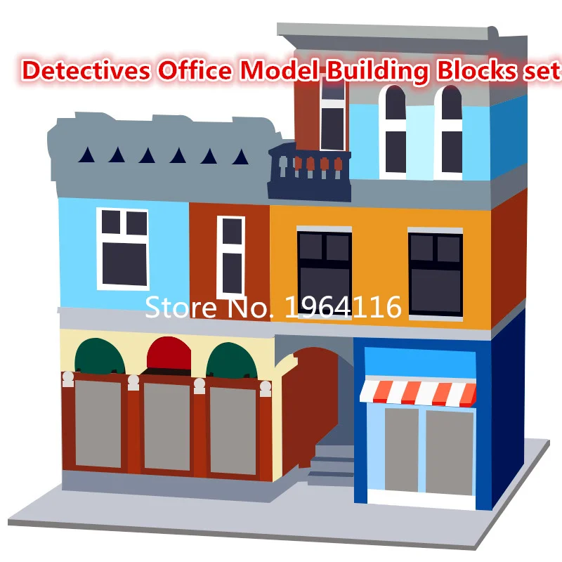 Новые создатели серии детективы офисная модель строительные блоки набор