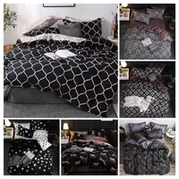 luxurious brand duvet cover set black and white bedding sets twinqueenking size
