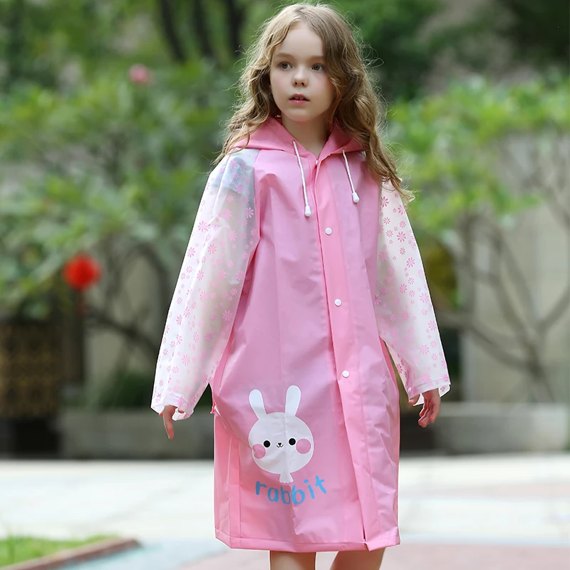 Дождевик непродуваемый из полиэстера с мультяшным рисунком 1 шт.|Плащи| |