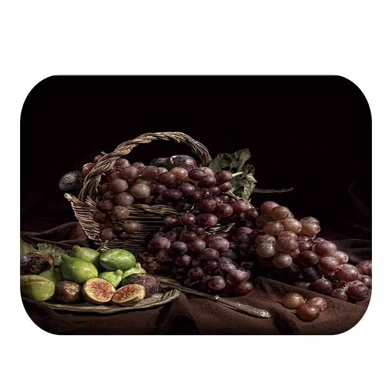 Beautiful Fruit Pattern Design Velvet Thick Floor Mat Home Bedroom Decorative Kitchen Bathroom 40x60cm .. | Дом и сад