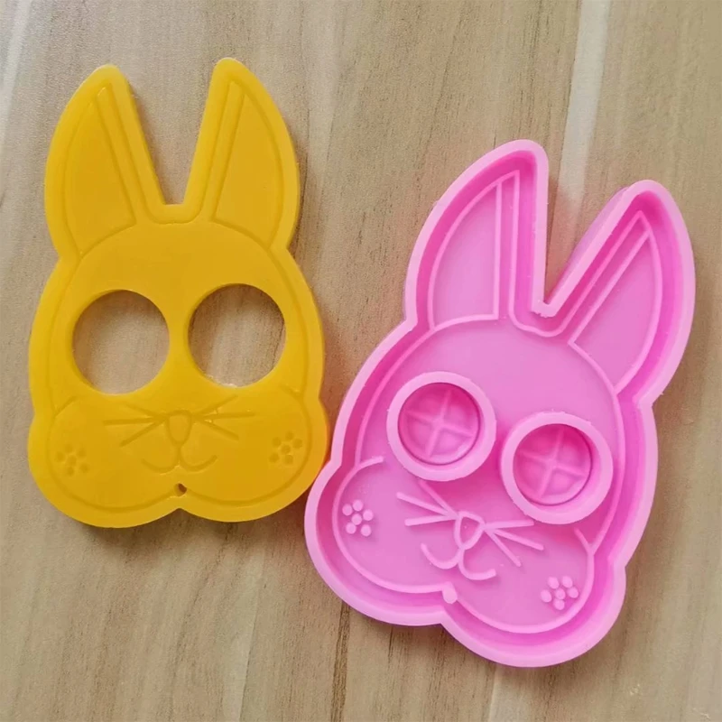 

DIY Crafts Epoxy Resin Mold Animal Shape Defense Keychain Pendant Silicone Mould