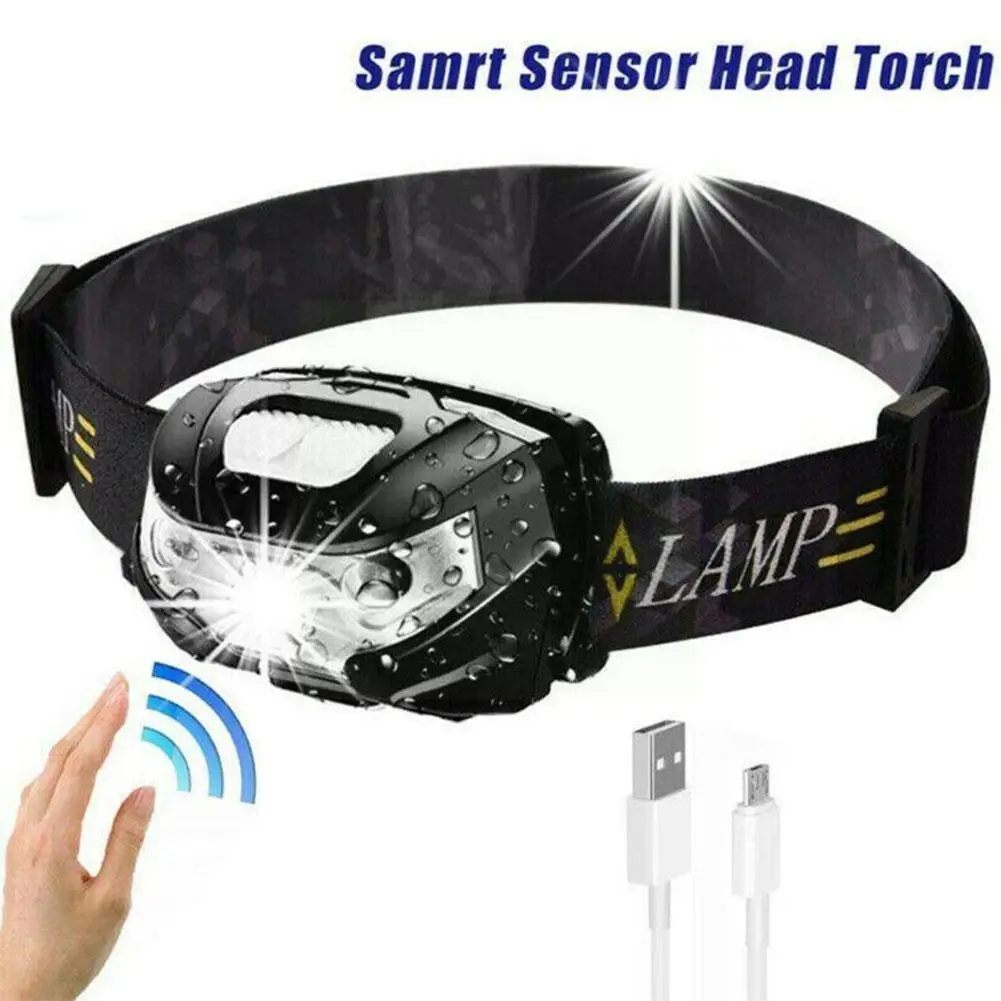

New Powerful Led Lamp Rechargeable Body Motion Camping Light Usb Lamp With Sensor Light Flashlight Torch G4b5