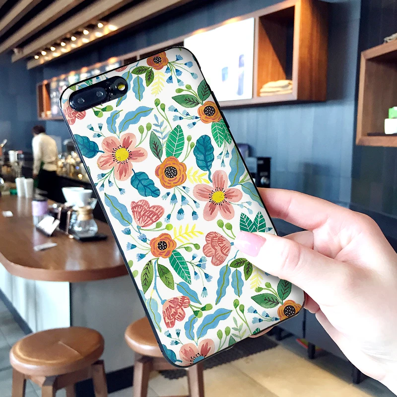Плитка мультфильм розы цветы для Xiaomi Redmi 7 Note 4X 5A 16G 32G GO 7A K20 pro 6 5 8 Pro роскошный