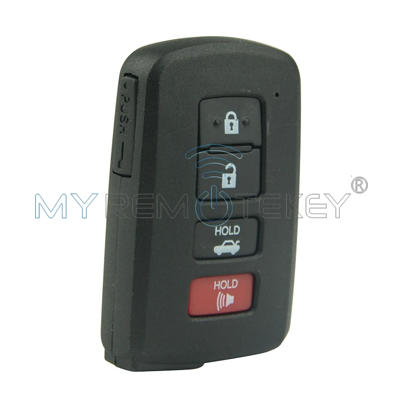 Remtekey 5 шт. HYQ14FBA 4 кнопки для Toyota Camry Hybrid Avalon Corolla HIGHLANDER RAV4 2012- корпус умного ключа оболочка