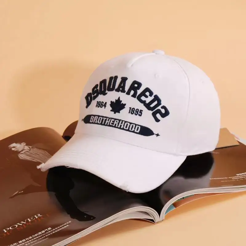

2021 DSQICOND2 брендовая бейсболка Мужская женская шляпа черная Повседневная Кепка с вышивкой букв DSQ2 Кепка в стиле хип-хоп Спортивная Кепка