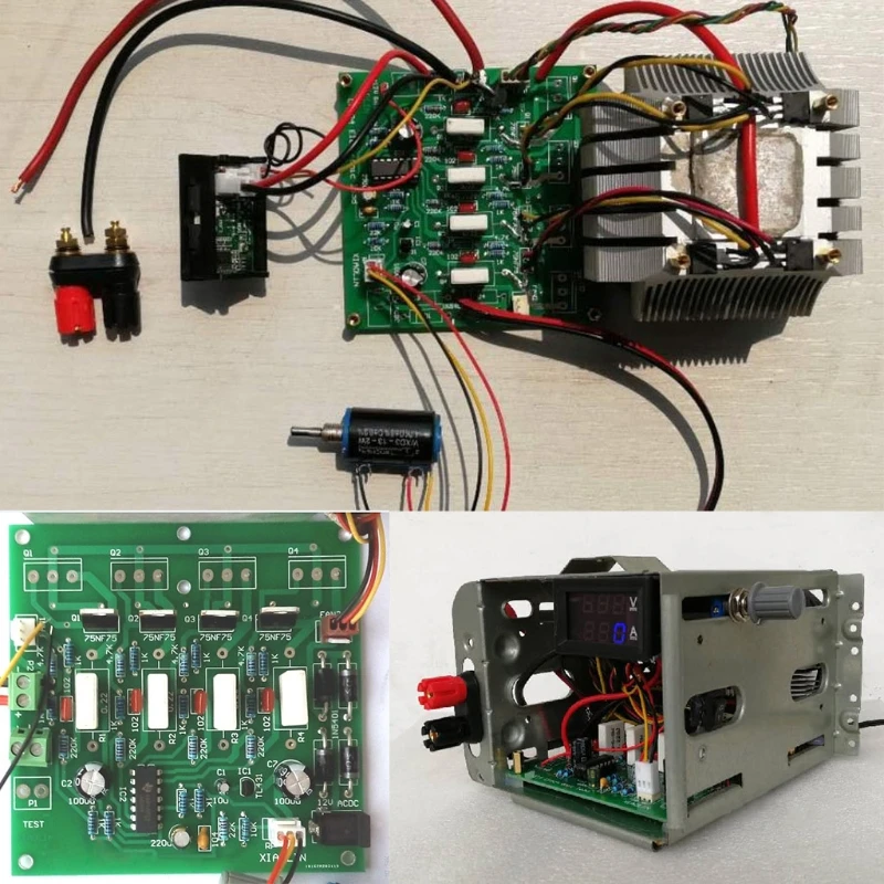 

150W 10A Constant Current Electronic Load Tester Battery Discharge Capacity Test discharge Test DIY Kits