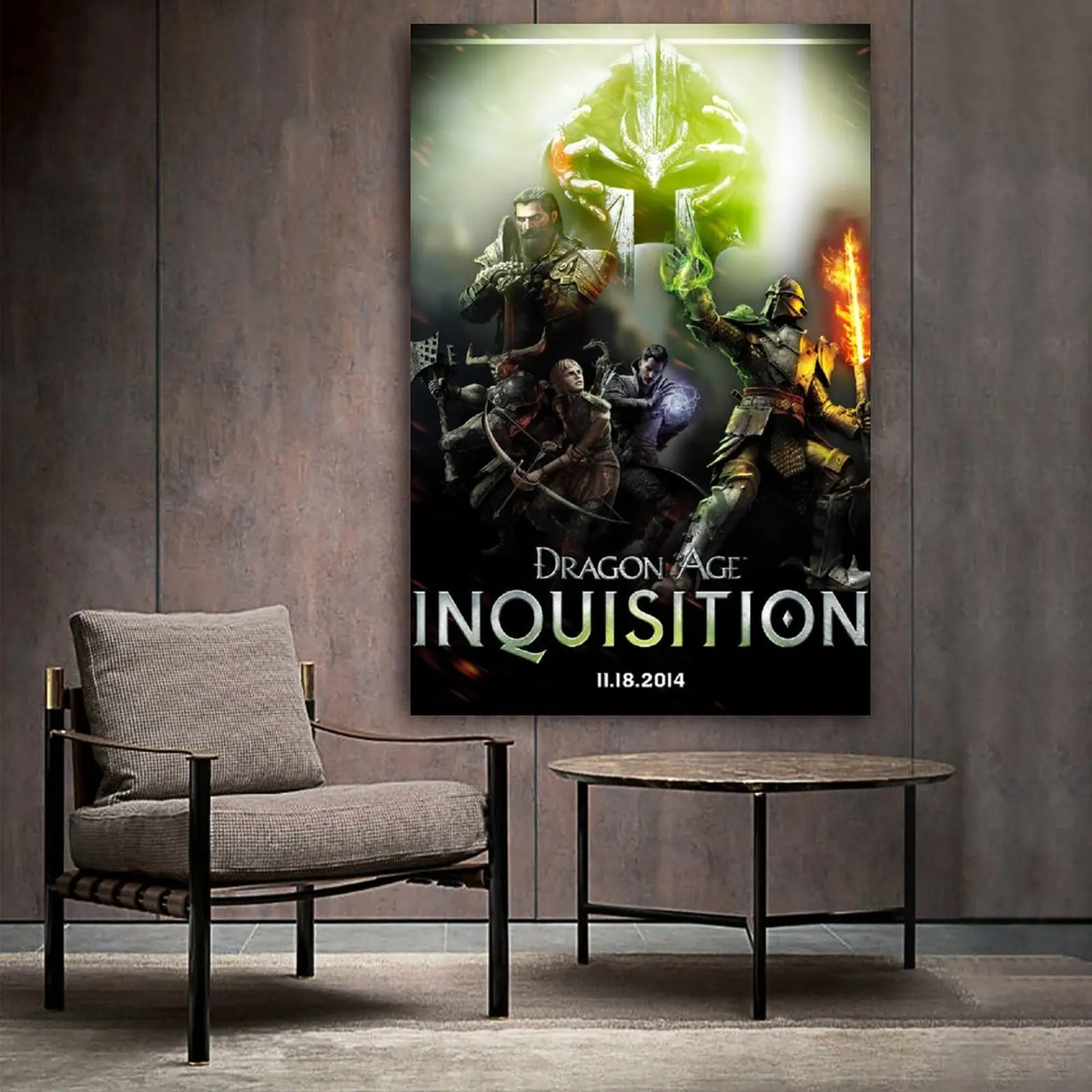 Dragon Age 2 Posters (5) HD Print on Canvas Painting Wall Art for Living Room Decor Boy Gift | &amp Calligraphy