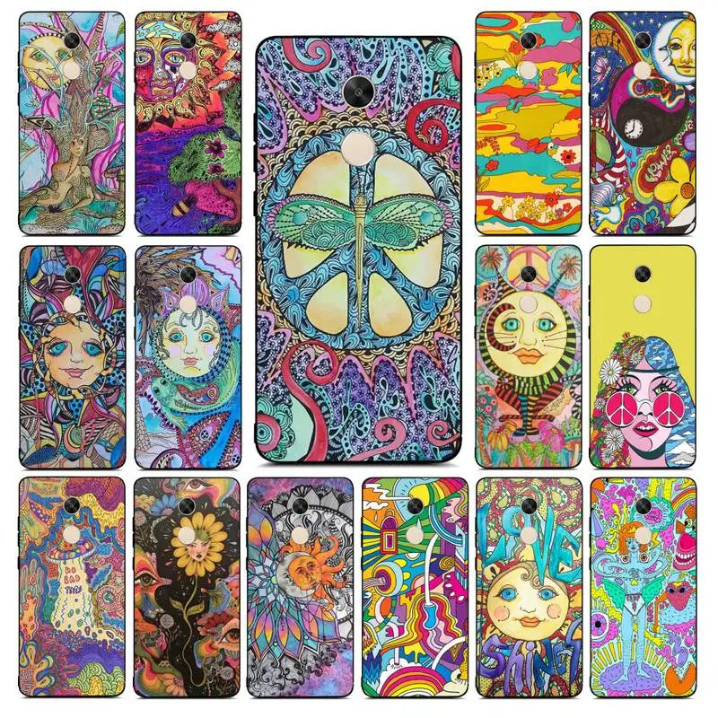 

MaiYaCa Indie Hippie Art Phone Case for Redmi Note 8 7 9 4 6 pro max T X 5A 3 10 lite pro