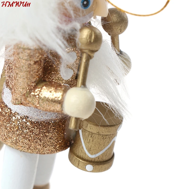 

Hot Wooden Nutcracker Solider Figure Model Puppet Pendant Doll Handcraft For Children Gifts Christmas Decor Display Ornaments