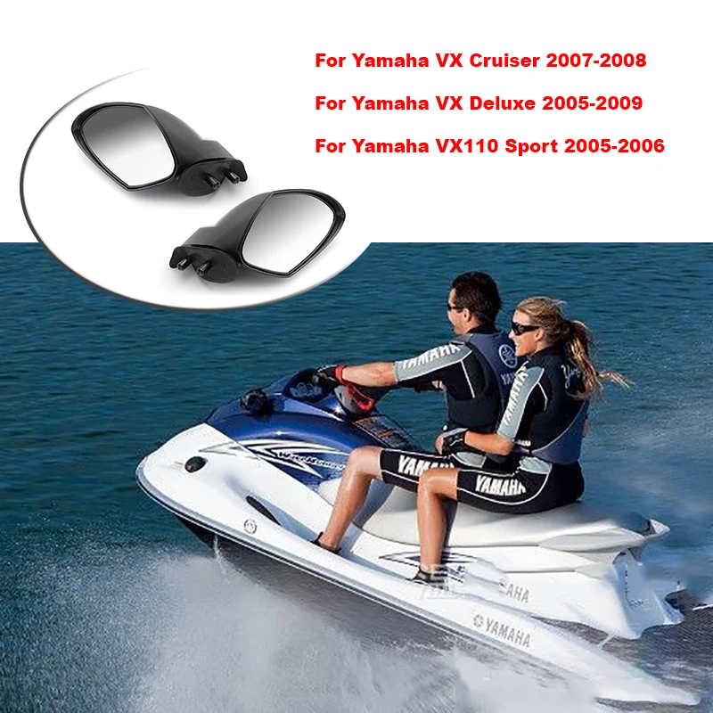 Зеркало заднего вида для мотоцикла Yamaha PWC WaveRunner VX Deluxe 110 Cruiser Sport боковые зеркала #