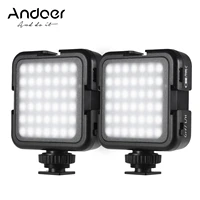 andoer 6000k color temperature lamp ultra bright led video selfie lights photography lighting for canon nikon sony digital dslr