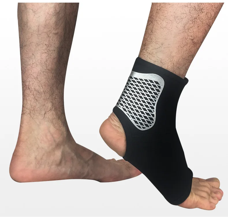 1 шт. воздухопроницаемой пяткой Поддержка регулируемые спортивные эластичные