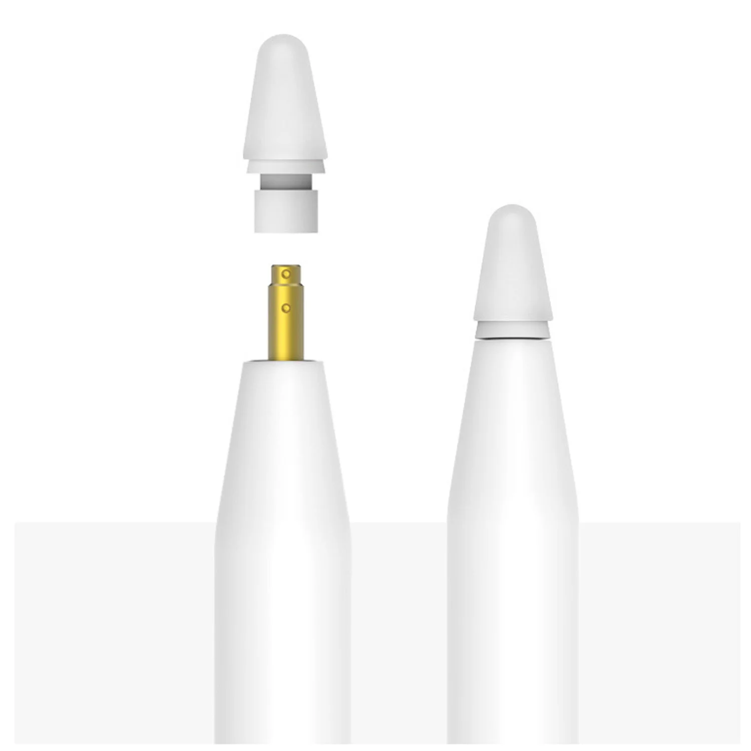 Нескользящий износостойкий силиконовый чехол-наконечник для Apple Pencil 1-го 2-го