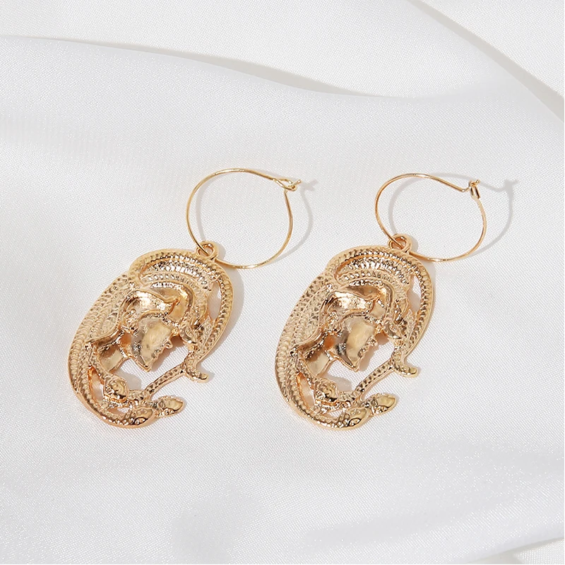 Комплект модных серег 2 шт./компл. женские серьги в стиле бохо золотого цвета с