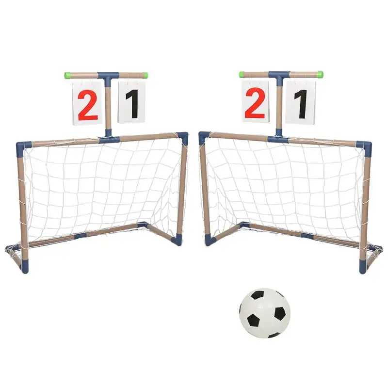 Белый двойной гол Футбольная цель детские спортивные игрушки для игр на открытом