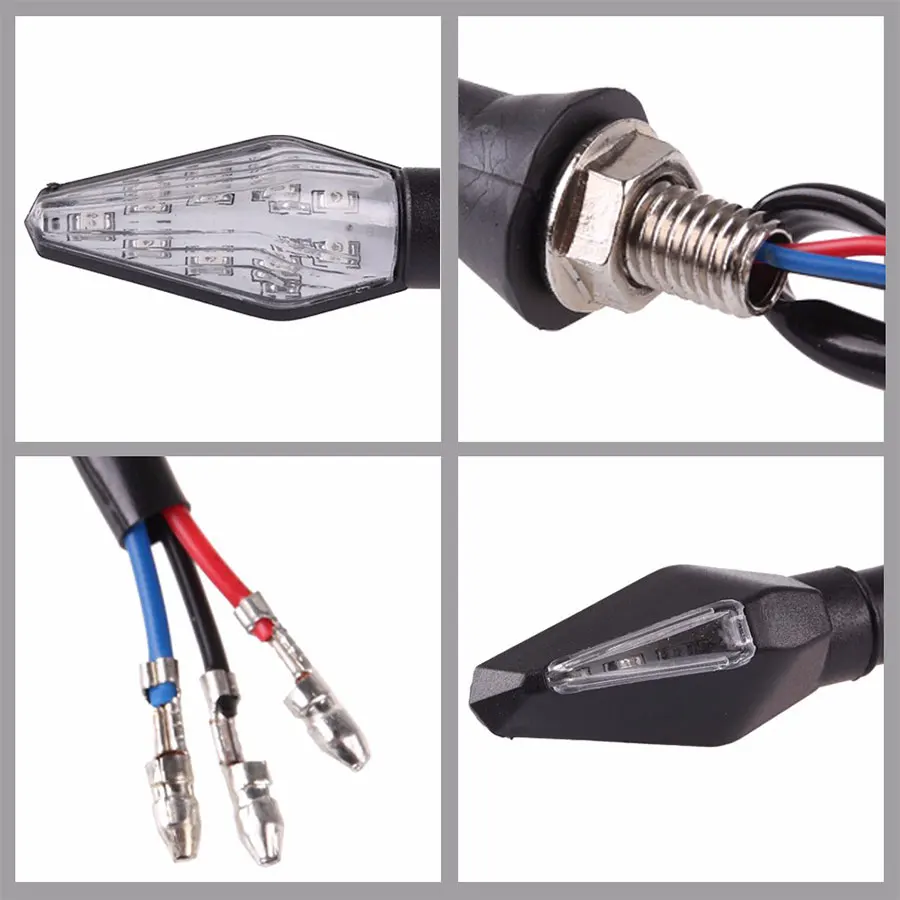 Аксессуары для мотоциклов указатель поворота светодиодная индикаторная лампа