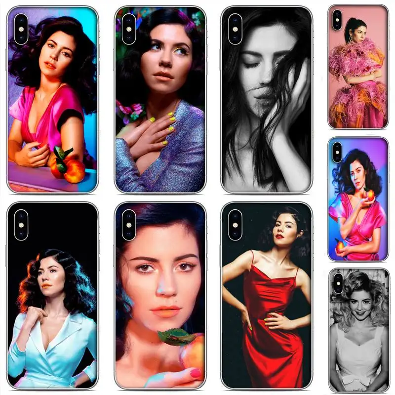 

Marina And The Diamonds Herat Phone Case For Clear-Iphone 5 5s se 6 6s 7 8 11 12 X Xs Xr Pro Plus Max Mini Cover