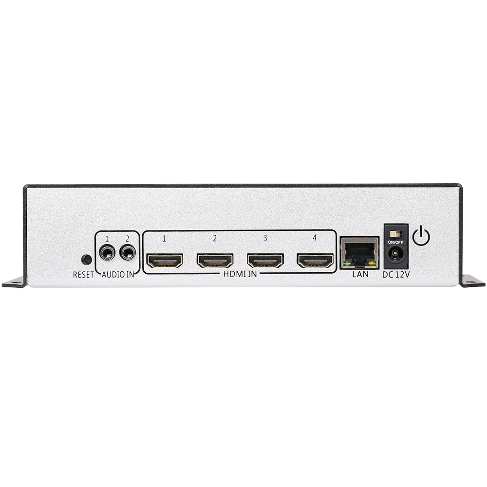Экономически выгодный 4 канальный 4K HDMI видео аудио IP кодер HD RTMP прямой трансляции