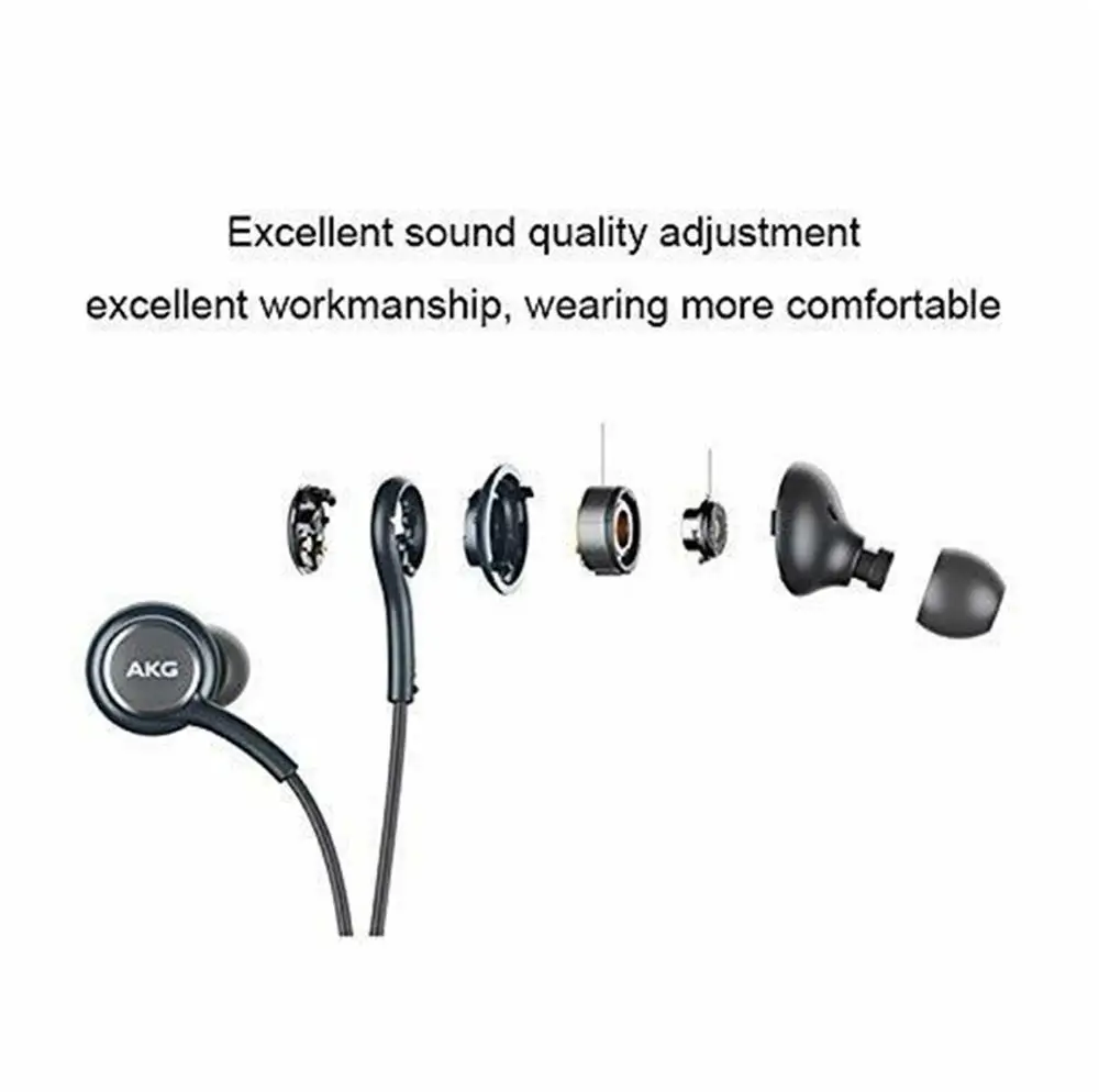 Оригинальные наушники SAMSUNG AKG оригинальные вкладыши типа c с микрофоном проводные