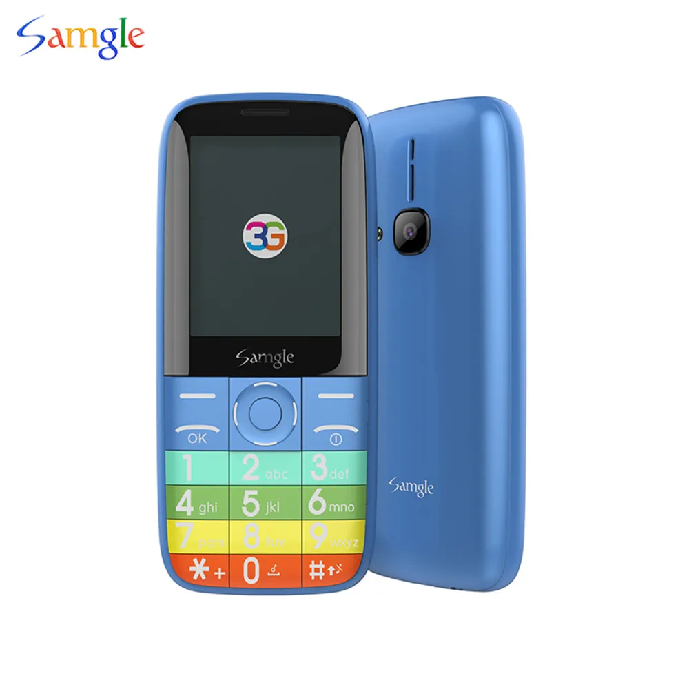 Samgle ZOEY F3 WCDMA 3G бар с большой клавиатурой для пожилых людей поддержка Whatsapp Facebook