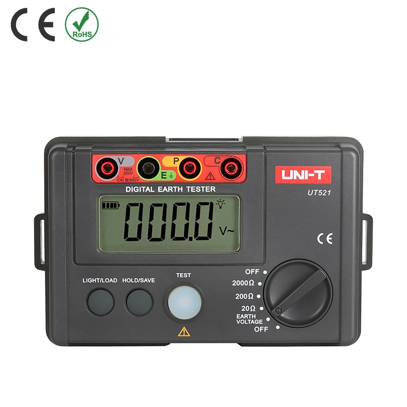 

Цифровой тестер заземления UT521