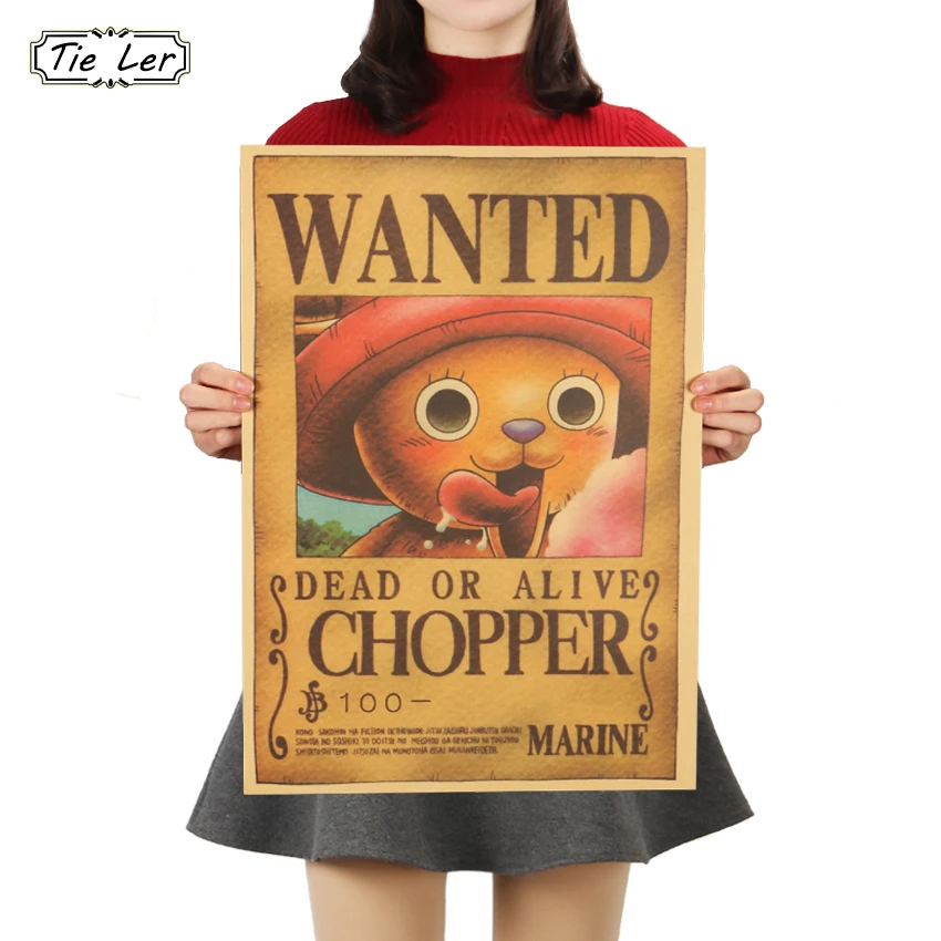 Галстук Классический мультфильм японское аниме винтажные крафт бумага плакат
