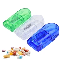 folding vitamin medicine drug 3 colors pill box case organizer tablet container cutting drugs dropshipping new