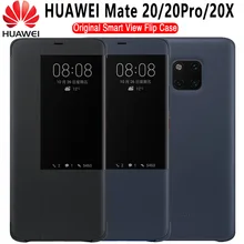 New HUAWEI Mate 20 Pro Case Original Huawei Mate 20 X Case Flip Cover Smart View Window Protect Stand Huawei Mate 20X Case