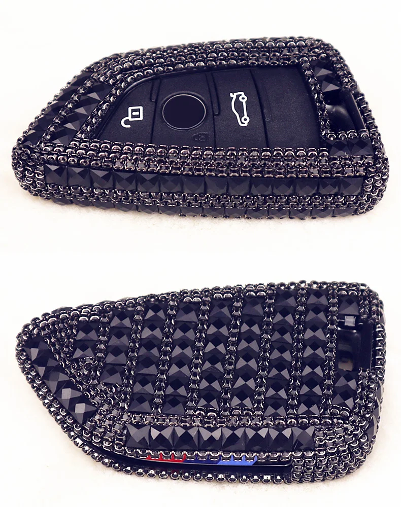 Чехол для автомобильного ключа с кристаллами и бриллиантами защитный чехол BMW 1 2 5