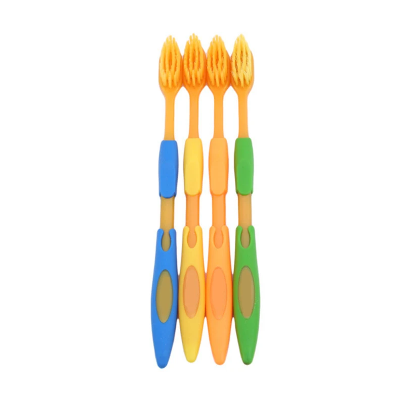 

4pcs /set Adult Toothbrush Men Women Soft Bristle Toothbrush Double Ultra Soft Toothbrush Ental Oral Care Tool