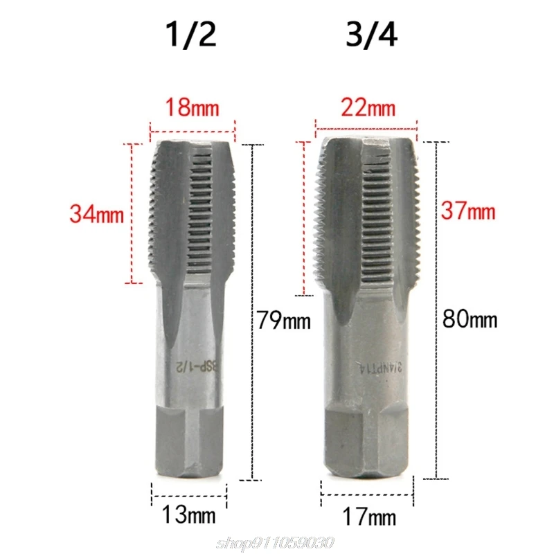 

3pcs 1/2 Inch 3/4 Inch Wire Screw Extractor Broken Water Pipe Thread Repair Tap Set Remover Tools J08 21 Dropship