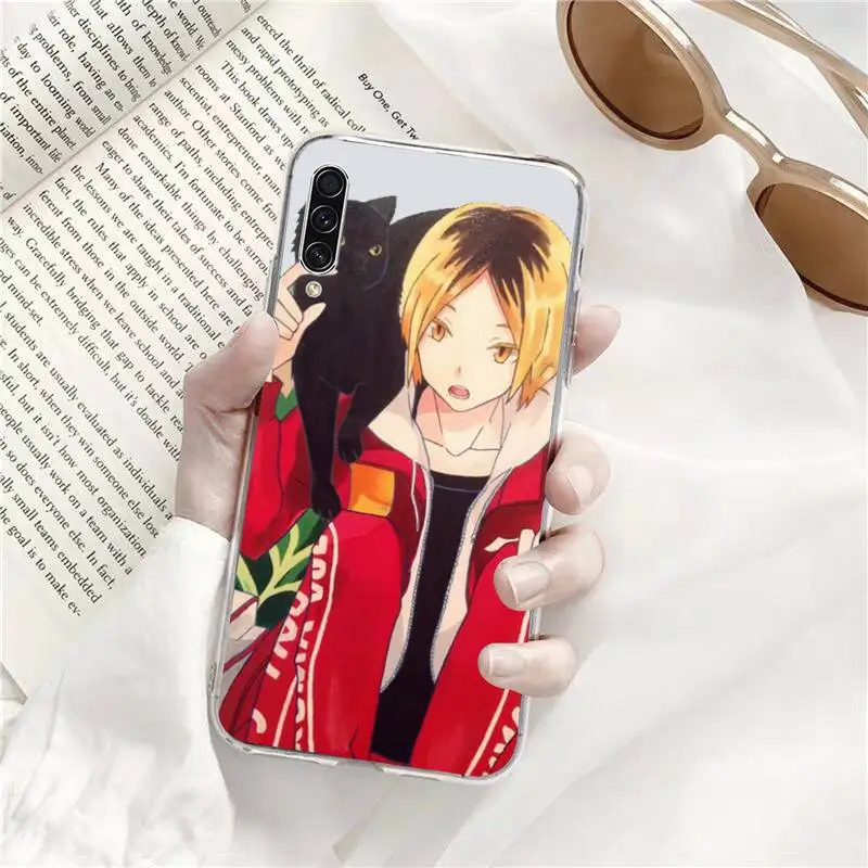 

Kenma Kozume Of Haikyuu Phone Case Transparent for Samsung s9 s10 s20 Huawei honor P20 P30 P40 xiaomi note mi 8 9 pro lite plus